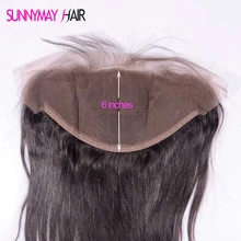 13×6 Lace Frontal Bleached Knots Brazilian Virgin Hair Ear To Ear Lace Frontals Closure With Baby Hair Free Shipping