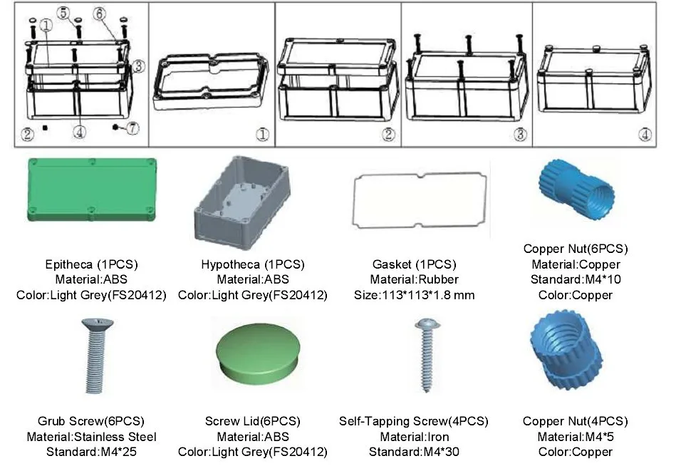 distribution waterproof enclosure