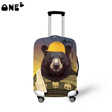 ONE2 new design Brand cartoon pattern elastic travel luggage cover for 22-26 inch suitcase stretch protect cover high quality