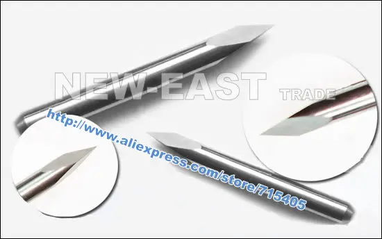 5 шт. 6,0 мм Tip0.3mm 30 градусов три-Квадратные режущие инструменты 3-Edge резьбы инструменты/три лица CNC фрезы
