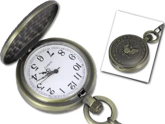 Модные часы Винтаж бронзовый орел императорская корона Дизайн карманные часы
