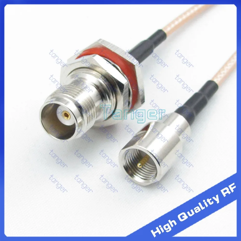 6inch FME male to TNC female jack with RG-316 RF Coaxial Pigtail Jumper cable 6&quot 15cm Tanger High Quality cables | Обустройство