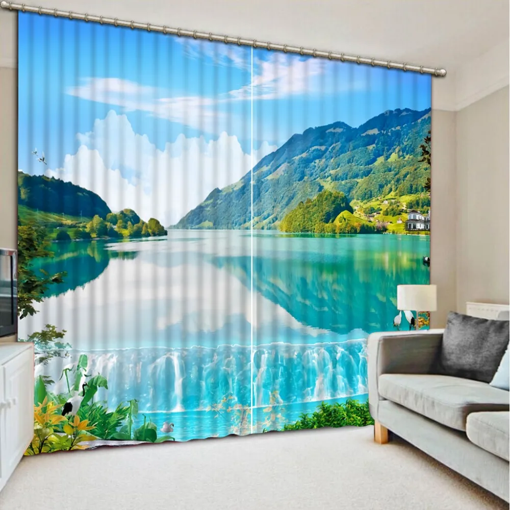 

Custom any size custom curtains fashion decor home decoration for bedroom scenery decorations for home New Custom 3D Beautiful