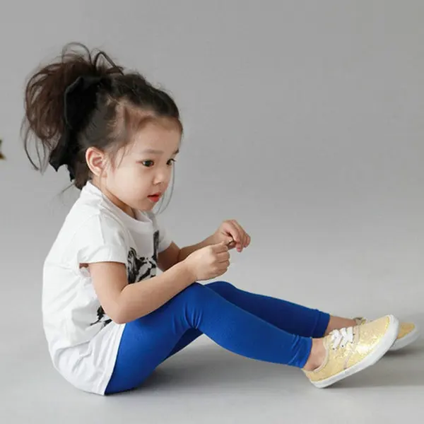 Повседневная футболка с принтом тигра в Корейском стиле для маленьких девочек