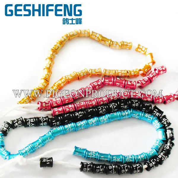 Высоко ценный Алюминиевый Голубь, птица кольцо оптом может нарисовать персональную информацию на