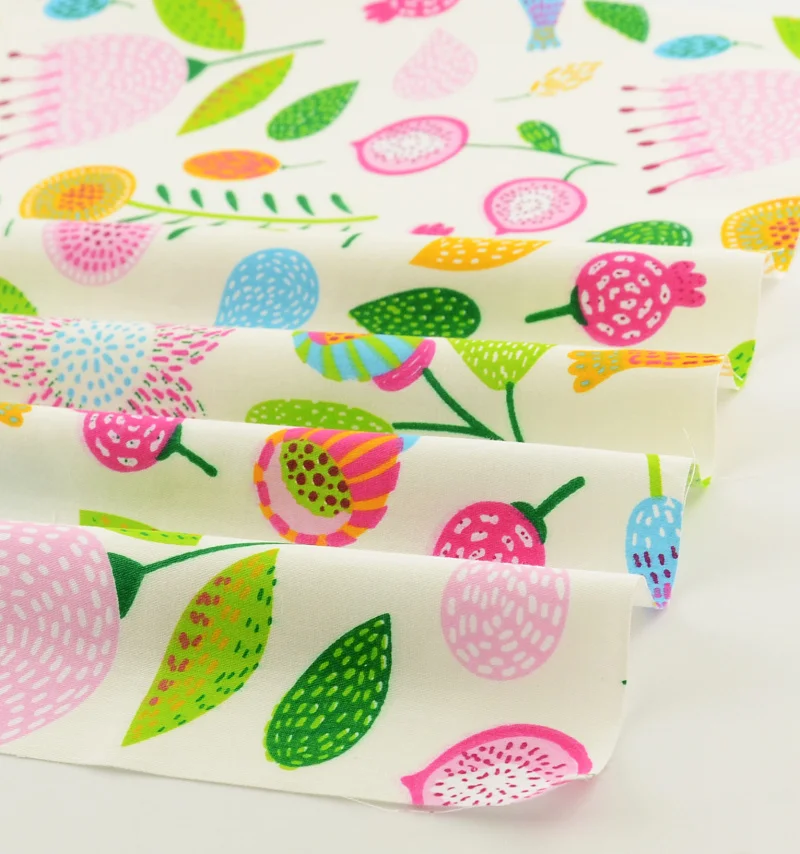 50cmx160cm/piece printed floral pattern cotton fabric tilda for baby bedding clothing tecido quilting sewing tecidos para roupa