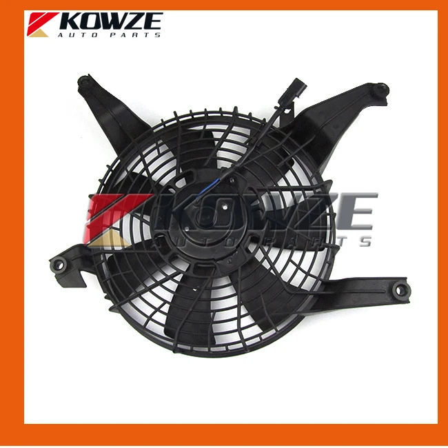 Air Conditioner Condenser Fan Motor And Shroud For Mitsubishi Pajero V73 V75 V77 V78 V93 V97 V98 MR500911 MR360801 (2)