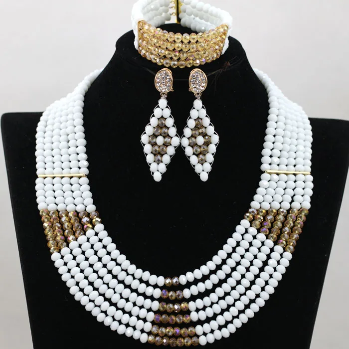 Charms 6 Rolls Silver/Blue African Women Party Jewelry Set Bellanaija Wedding Inspiration Jewellery Set Free Shipping WA825 - Окраска металла: 9