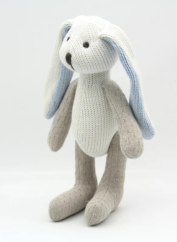 

22cm Cotton Rabbit Doll High Quality Toys for Children Knitting toys Free Shipping