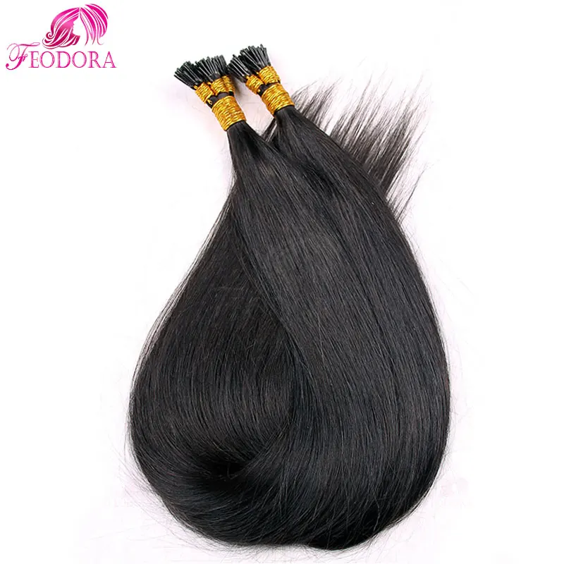 

I Tipe Prebonded Remy Hair Extensions Straight Indian Human Hair Prebonded Hair Extensions 1g U/ Flat Tip Prebonded Top Quality
