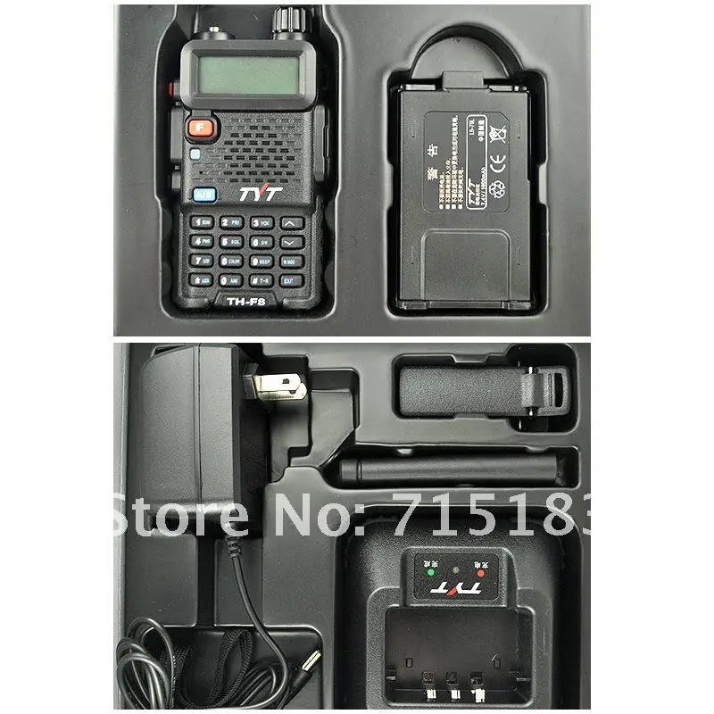 Новое поступление TYT TH-F8 однодиапазонный УКВ: 136-174 МГц/УВЧ: 400-470 МГц двухстрочный дисплей FM ручной двухсторонний радио
