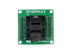 Gp-qfp64-0.5 IC Тесты гнездо адаптера Программирование QFP64 TQFP64 LQFP64 Yamaichi ic51-0644-807 0.5 мм шаг