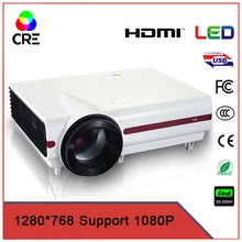 HD Home Theater LCD LED Projector 3500lumen 1280*768 pixel 720p HDMI/ATV/AV/VGA/S terminal/USB/audio input White