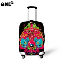ONE2 Design Fashion travel luggage cover travel bag cover geometric pictures for suitcase girls good quality