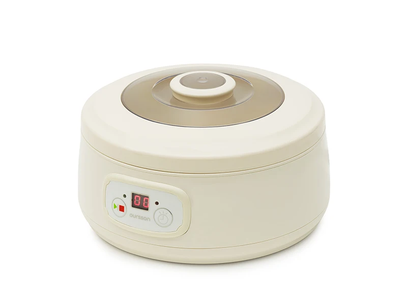 Йогуртница Oursson FE1502D 5 керамических баночек, готовьте йогурт, ряженку, кефир, творог, мацони - Цвет: ivory
