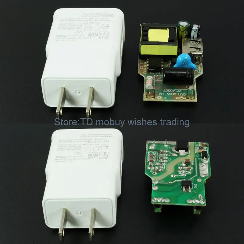 Зарядное устройство USB 5 В/2 а/1 А ЕС/США/Великобритания адаптер для мобильного