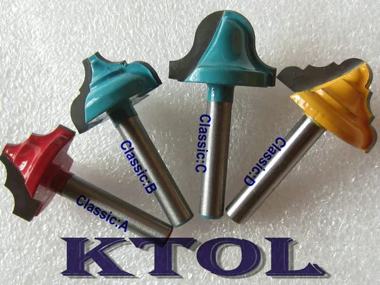 Острый край Milling6x26MM D-5 шт. Римский Карбид Ogee CNC режущий набор концевых фрез для деревянного инструмента, торцевая фреза