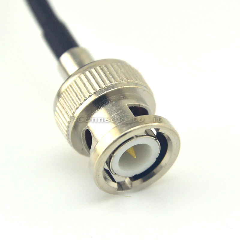 10 Pieces Extension Cable New 2M 6 feet BNC Male to BNC Male Connector Coaxial Cable Adapter Pigtail Cable LMR195 2M