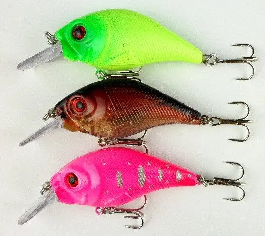 Freeshippig 50 шт. рыбалки приманку минноу рыболовные снасти Crankbait лур жесткого пластика приманки приманка 5 см 2.1 г 10# крючки малый гольян лодки воблеры блесна рыбалка рыболовные снасти