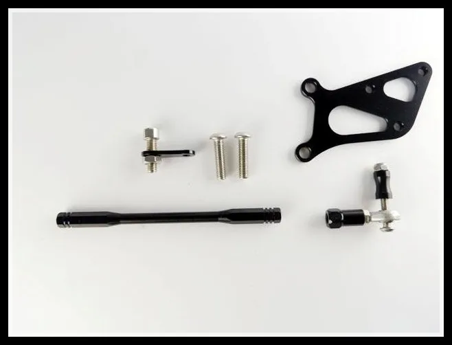 Черный Rearset задний Набор подножки для 2005-2008 Kawasaki ZX6R ZX 6R ZX-6R