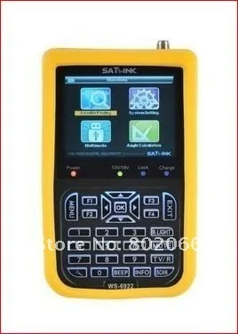 2012 free shipping HD mpeg4 DVB-S2 satellite finder meter  Satlink Digital Displaying Satellite Finder Meter satlink ws 6922