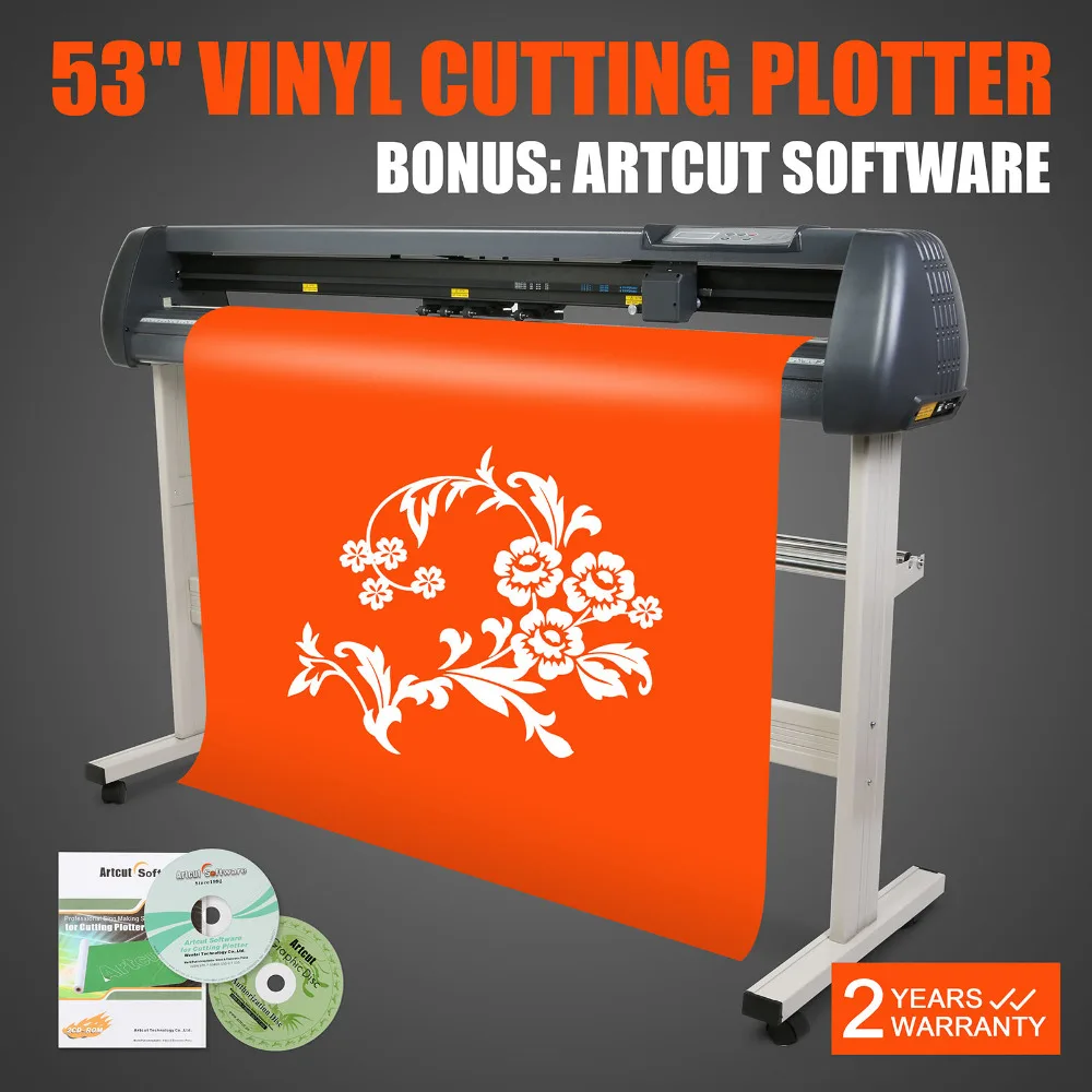 Vevor автомобиля Стикеры катер Roland Резка плоттер 53 дюймов Graphtec Стикеры виниловый Плоттер