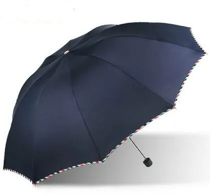 Big Size British Creative Folding Umbrella Business Sunny and Rainy Umbrella Windproof Umbrellas