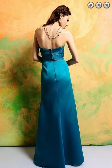 2013 новинка горячая формальное vestidos formales платье с длинным индивидуальные синий ручной с бантом знаменитости невесты платья