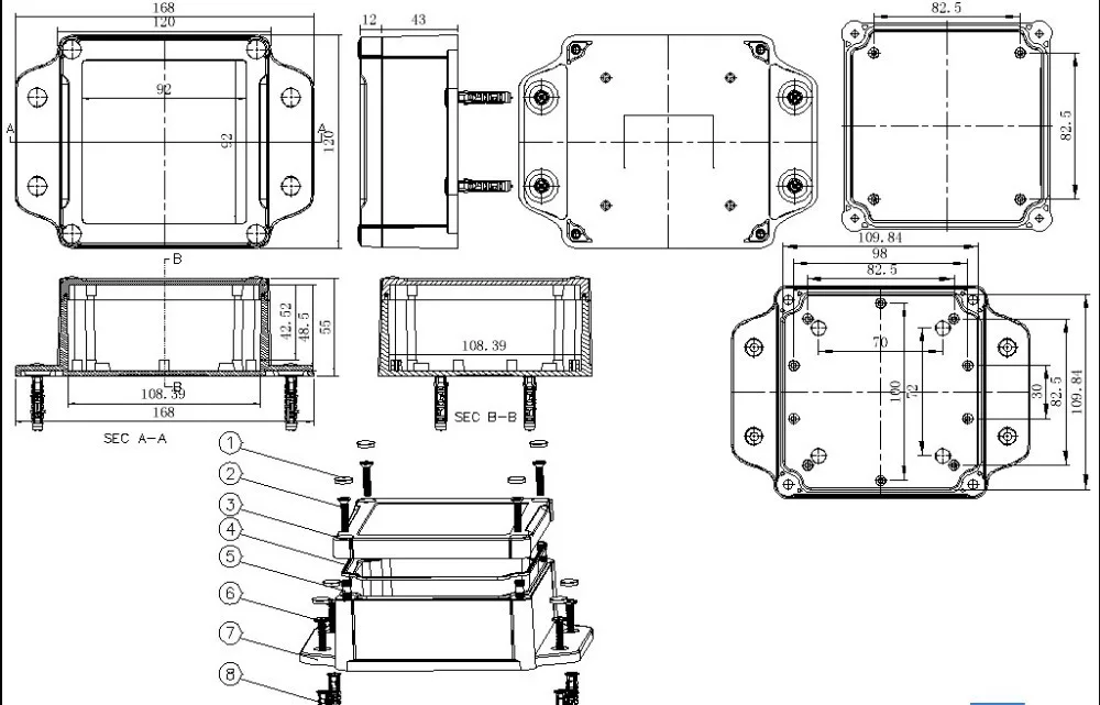 electrical outdoor waterproof enclosure 1