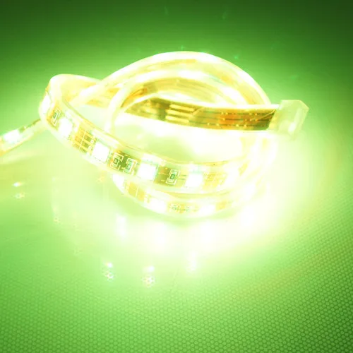Waterproof-IP68 1 м DC 12 В SMD5050 гибкий светодиодный полосы 60 светодиодный ы за метр, белый, красный, зеленый, синий, желтый, RGB, Медь фон