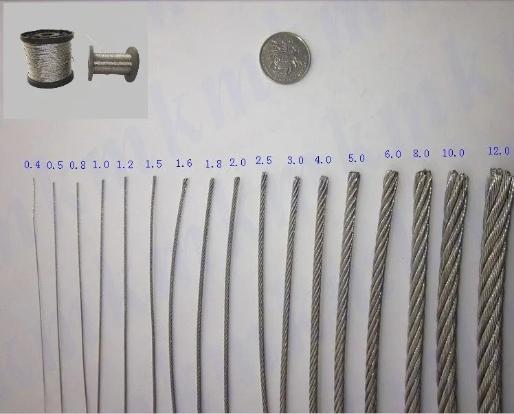 7in Marine Grade Type 316 Stainless Steel Braided Wire 1/16 Rope Looped Ends Stainless Steel Sleeve Rust Proof PSI Bare Cable 7in Marine Grade Type 316 Stainless Steel Braided Wire 1/16 Rope Looped Ends Stainless Steel Sleeve Rust Proof PSI Bare Cable