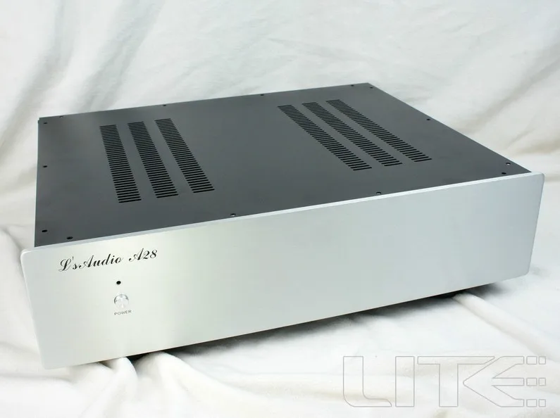 Лаконичный общий шасси/AMP Box DA для LS37/CT3 мм/MC DIY черный, серебристый, золотой панель
