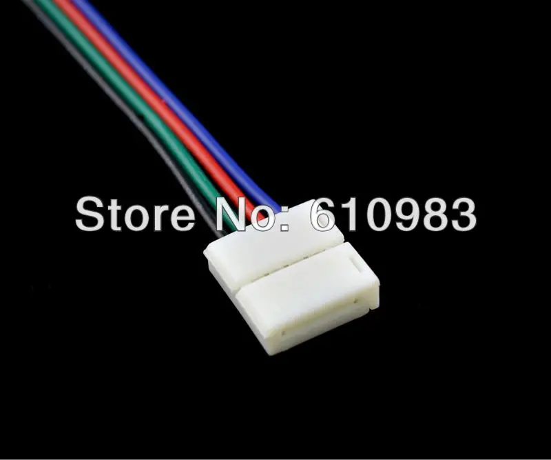 50 шт./лот 4PIN светодиодные полосы белого женский освободить сварочное 4 pin 5050 RGB 16 см кабель Бесплатная доставка