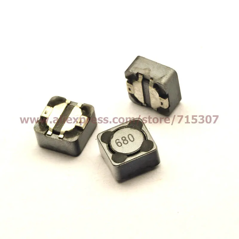 PHISCALE 30 pcs smd защита силового индуктора 68UH 680 7*7*4