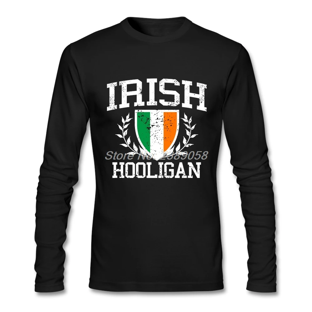 Buy 2017 Clothing Men's t shirt Long Sleeve Irish