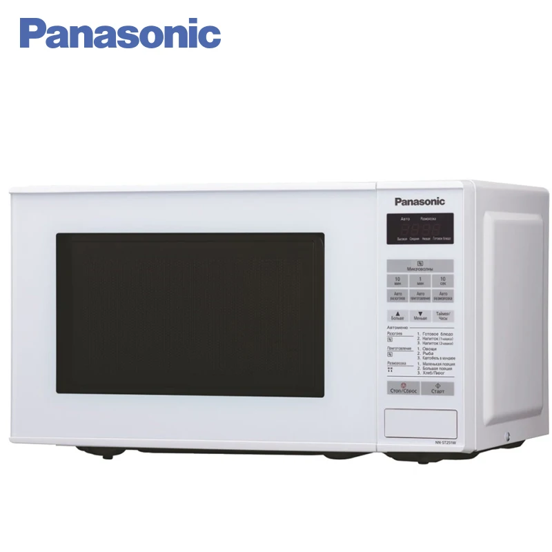 Panasonic NN-GT261WZTE Микроволновая печь с грилем, 1250 Вт, 18 л, Таймер задержки включения, Блокировка от детей, Открытие дверцы с помощью клавиши, Сенсорная панель управления