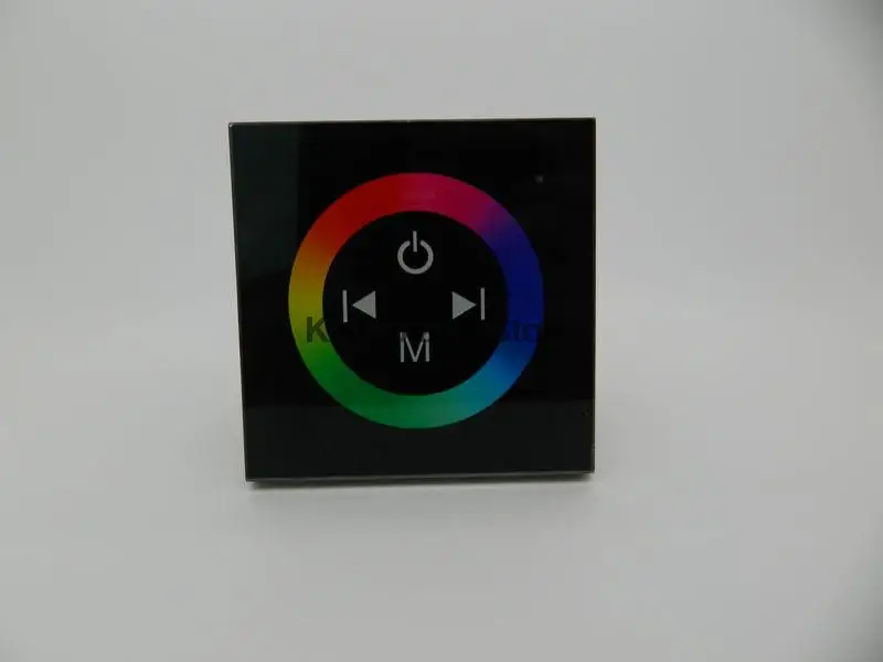 Светодиодный сенсорный RGB панель настенный контроллер для светодиодной ленты, DC 12 V-24 V max 4A* 3 канала