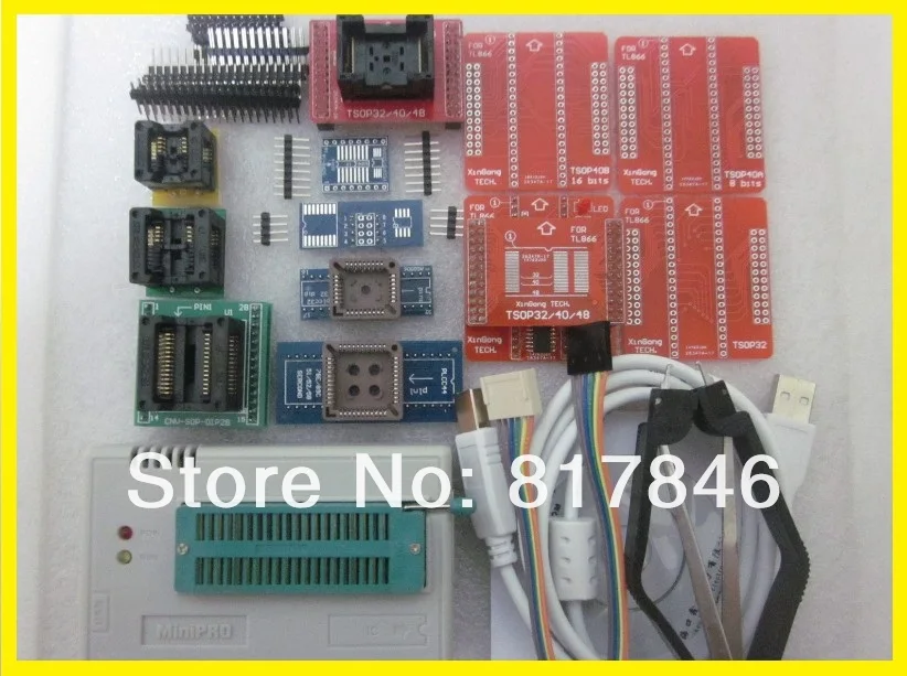 XGECU V9.00 TL866A TL866II Plus PIC AVR EEPROM биос USB NAND Flash универсальный программатор TL866 MiniPro высокая скорость+ 14 бесплатных товаров