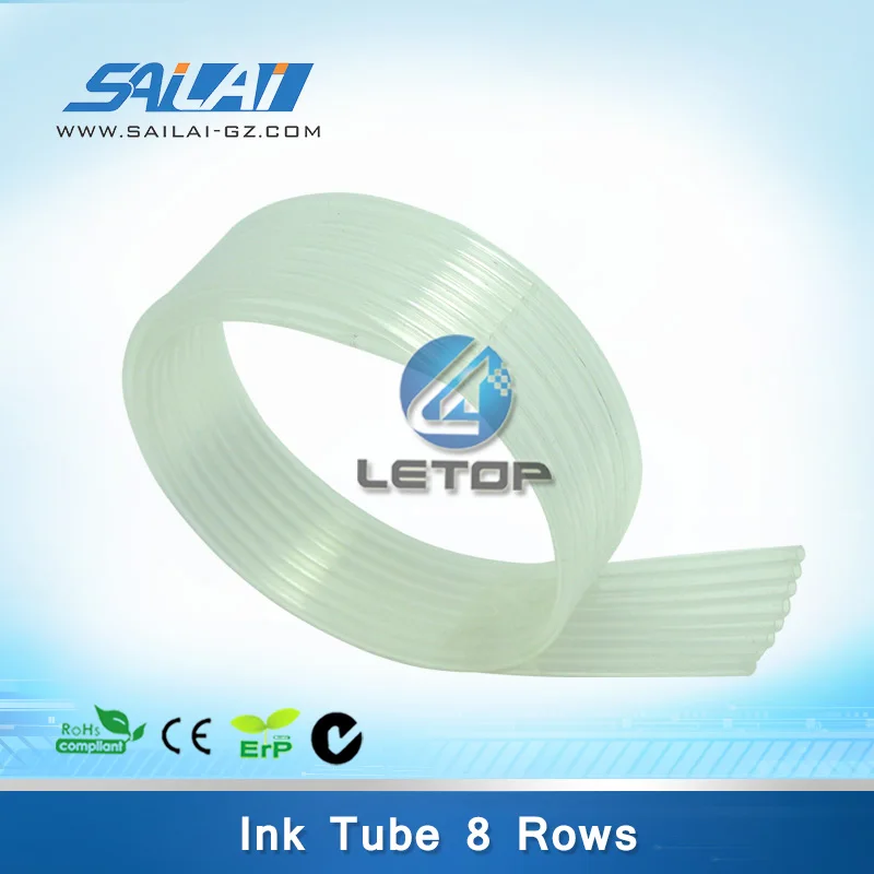 

10meter/lot Transparent Solvent Printer 8 Line Composite Ink Tube