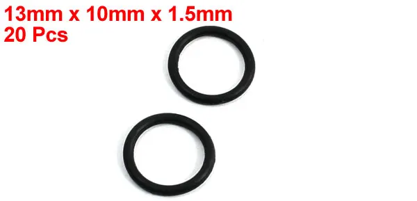 Ix20 1 5mmx10mmx13mm Uxcell 20 шт черная резина 1,5 мм сальник уплотнительные кольца Прокладки Шайбы Id. | 10 мм | 11 мм | 2 мм | 3,75 мм | 3 мм | 4 мм | 5 мм | 6 мм | 7 мм - Цвет: Ix20 1 5mmx10mmx13mm