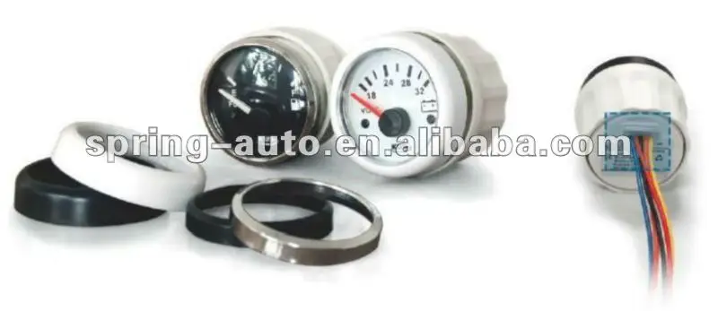 Гарантия " 52 мм часы метр 12V 24V 12-часовом формате KY09100 с подсветкой
