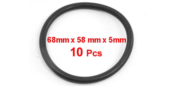 G x10 5mmx58mmx68mm Uxcell 10 шт. 5 мм толстый резиновый масляный фильтр уплотнительные прокладки уплотнительные кольца Id. | 28 мм | 30 мм | 32 мм | 40 мм | 50 мм | 58 мм | 59 мм | 60 мм | - Цвет: G x10 5mmx58mmx68mm