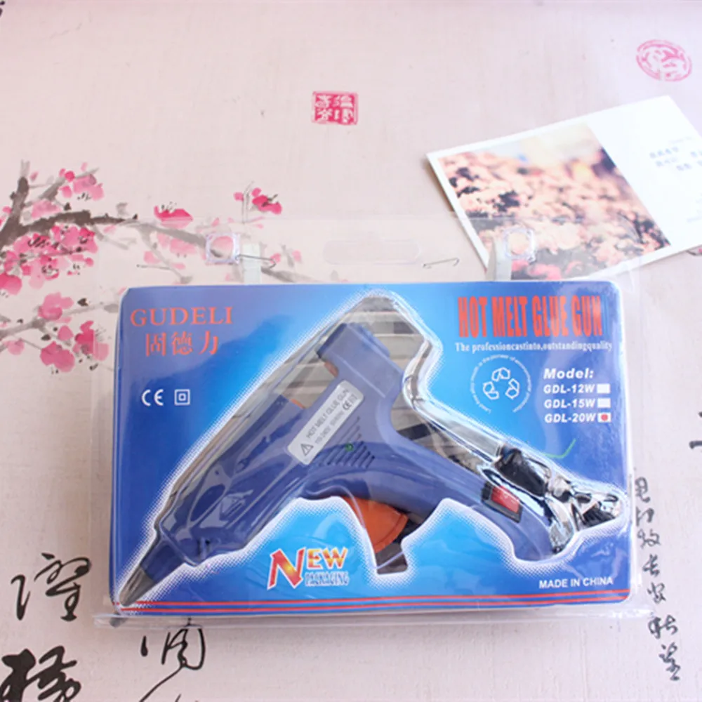 Термоклеевой пистолет с вилкой Стандарта ЕС/США 20 Вт | Дом и сад