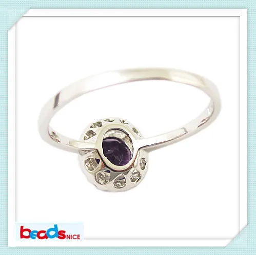 Beadsnice ID25582 высокого качества Элегантные натуральный кольцо с аметистом на заказ кольца