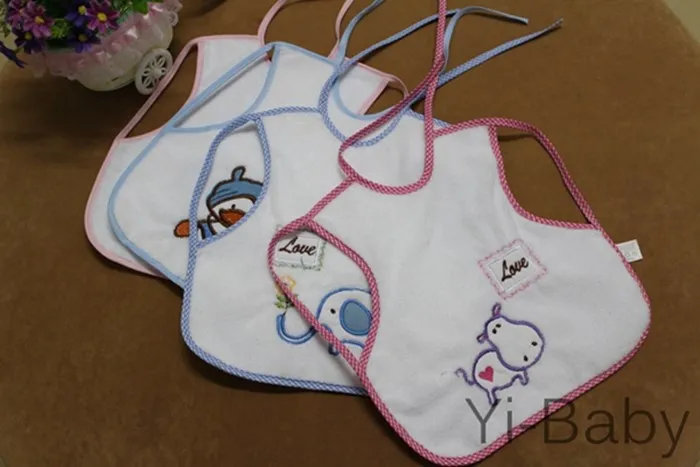 12 шт./компл. yb0028 младенческой слюны полотенца Baby Bib водонепроницаемый нагрудник Burp Полотна Бесплатная доставка