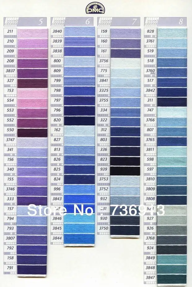 Всего 116 штук поперечные нитки для вышивания крестиком-вы можете выбрать любые цвета и количество свободно