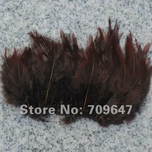 600pcs/Lot 2-4inch 6-9cm Multi-Colors Natural Rooster feathers 12colours available  free shipping