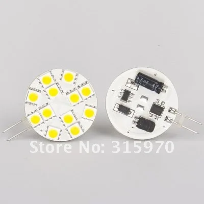 (wide volt AC/DC10-30V) led g4 lamp 12pcs 5050 SMD, 12VAC/12VDC/24VDC/24VAC
