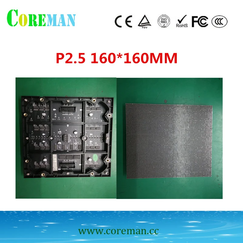 

64*64dots p2.5 led panel 160x160 led display module p2 led cabinet p2 advertisting stage led display screen module
