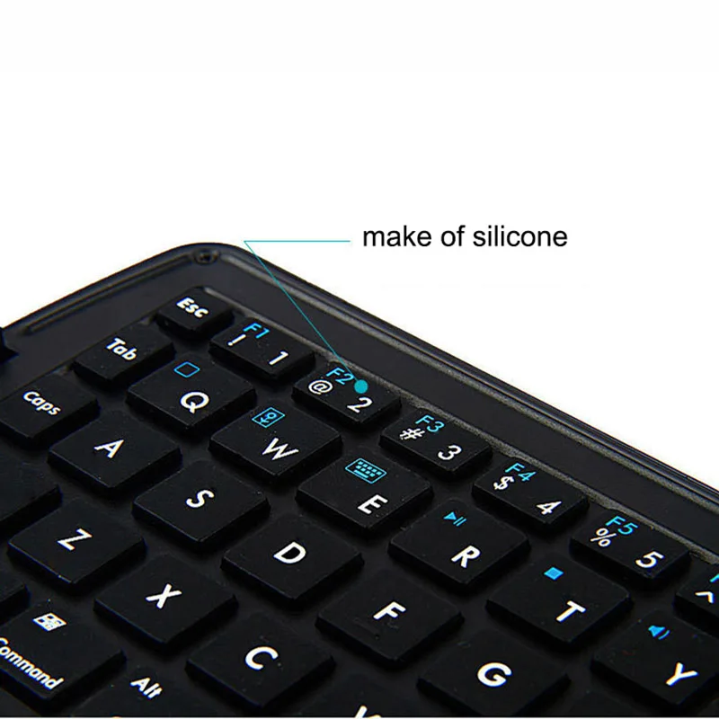 Bluetooth Foldable Mini Keyboard for Mobile Phone Tablet Pad Laptop Smart TV White Black Portable Keypad Windows Android IOS